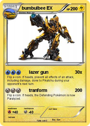 Pokemon bumbulbee EX