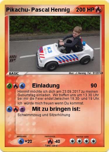 Pokemon Pikachu- Pascal Hennig