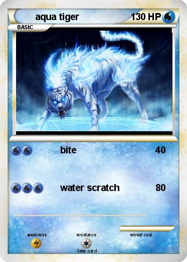 Pokemon aqua tiger