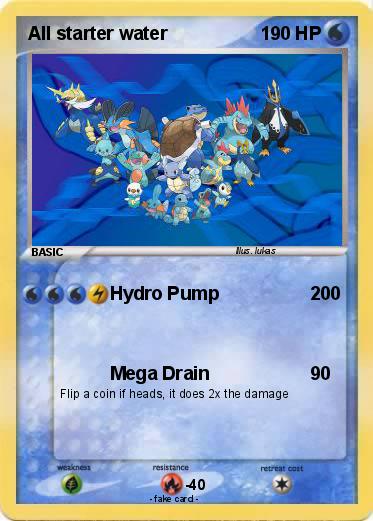 Pokemon All starter water