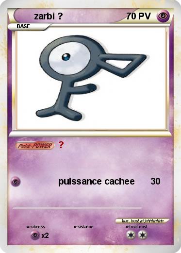 Pokemon zarbi ?