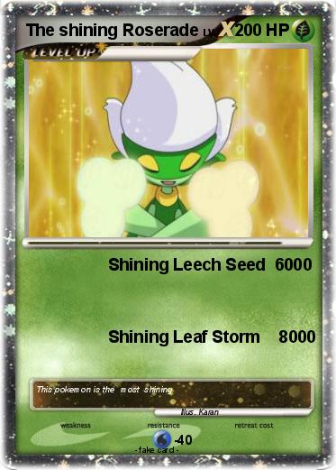 Pokemon The shining Roserade