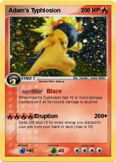 Pokemon Adam's Typhlosion