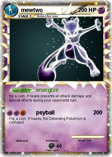 Pokemon mewtwo