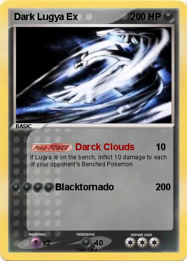 Pokemon Dark Lugya Ex