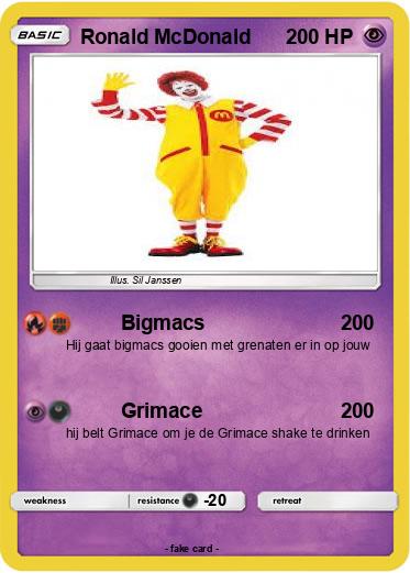 Pokemon Ronald McDonald