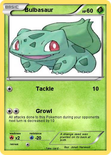 Pokemon Bulbasaur