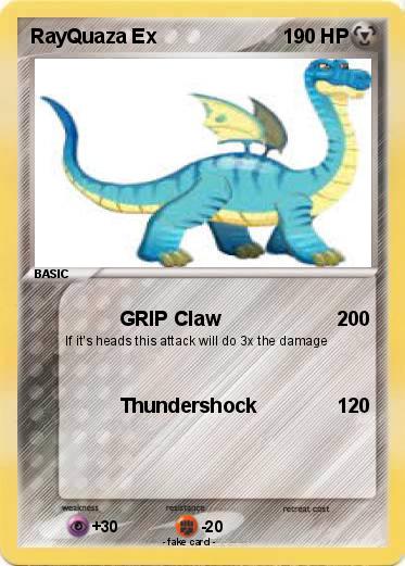 Pokemon RayQuaza Ex