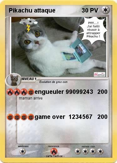 Pokemon Pikachu attaque