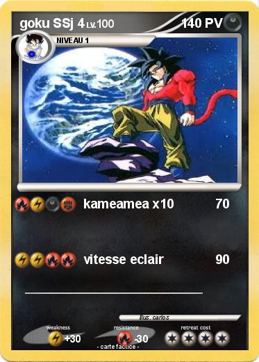 Pokemon goku SSj 4