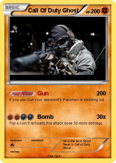 Pokemon Call Of Duty Ghost