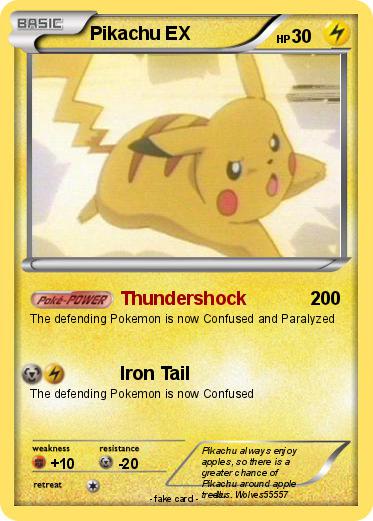 Pokemon Pikachu EX