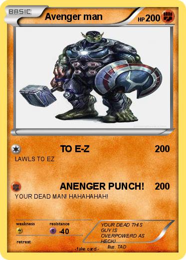 Pokemon Avenger man