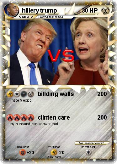 Pokemon hillery trump