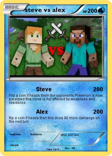 Pokemon steve vs alex