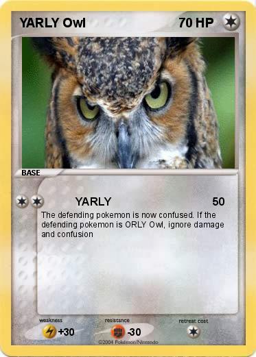 Pokemon YARLY Owl