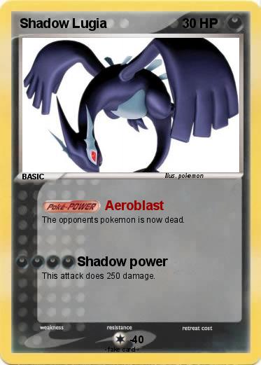 Pokemon Shadow Lugia