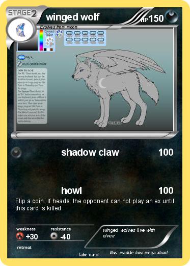 Pokemon winged wolf