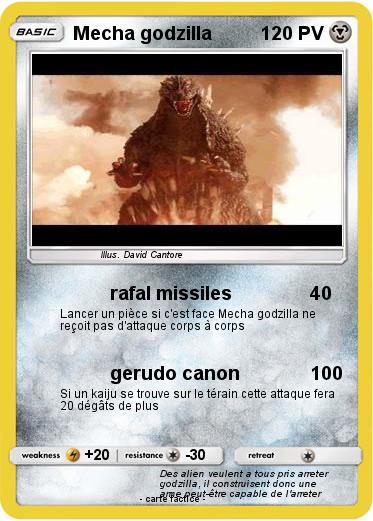 Pokemon Mecha godzilla