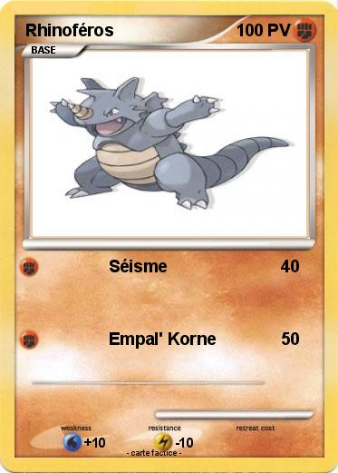 Pokemon Rhinoféros