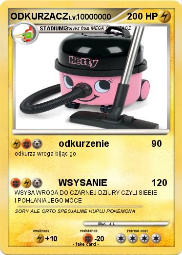 Pokemon ODKURZACZ