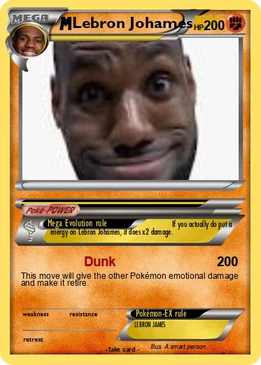 Pokemon Lebron Johames