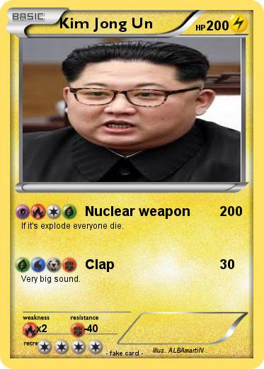 Pokemon Kim Jong Un