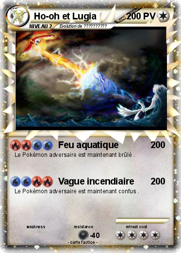 Pokemon Ho-oh et Lugia