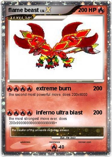 Pokemon flame beast
