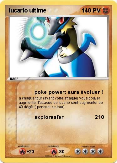 Pokemon lucario ultime