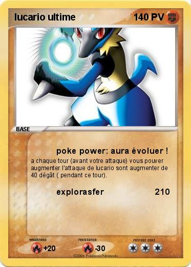 Pokemon lucario ultime