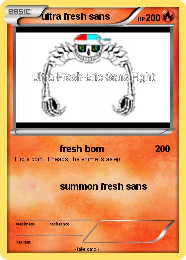 Pokemon ultra fresh sans