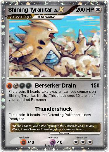 Pokemon Shining Tyranitar