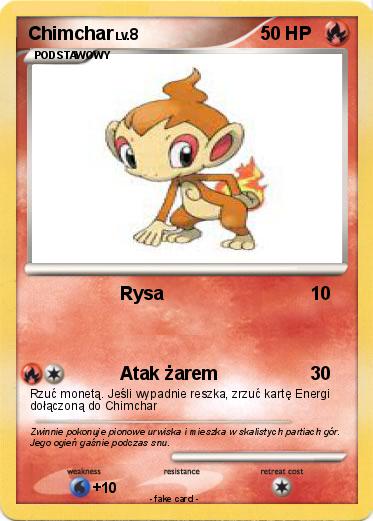 Pokemon Chimchar