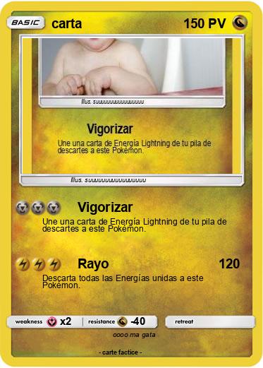 Pokemon carta