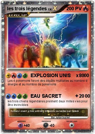 Pokemon les trois légendes