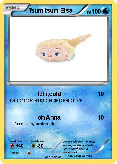 Pokemon Tsum tsum Elsa