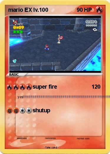 Pokemon mario EX lv.100