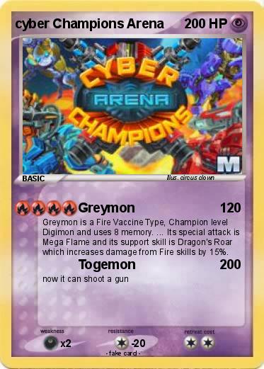 Pokemon cyber Champions Arena