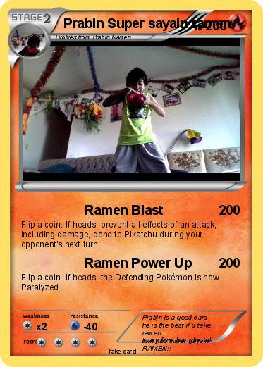 Pokemon Prabin Super sayain ramen