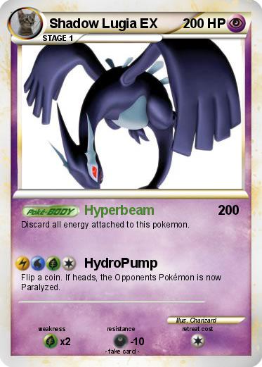 Pokemon Shadow Lugia EX