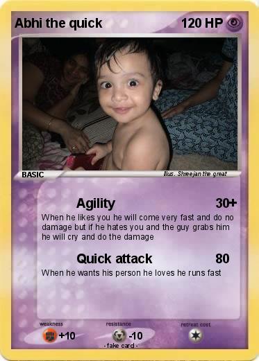 Pokemon Abhi the quick