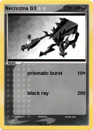 Pokemon Necrozma GX