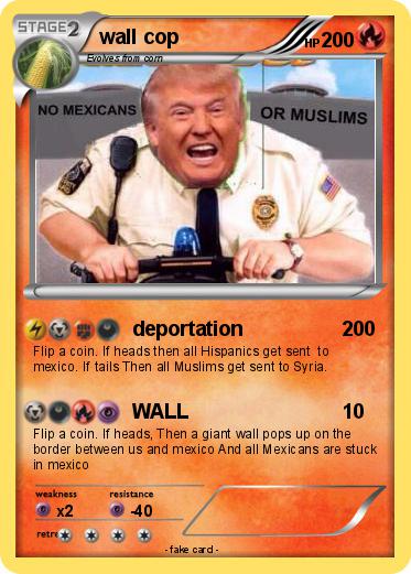 Pokemon wall cop