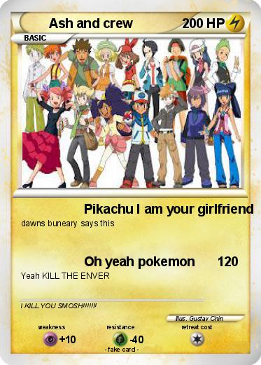 Pokemon Ash and crew