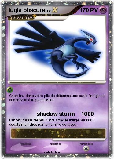 Pokemon lugia obscure