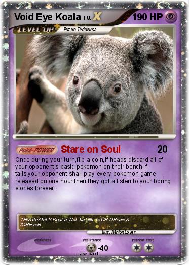 Pokemon Void Eye Koala