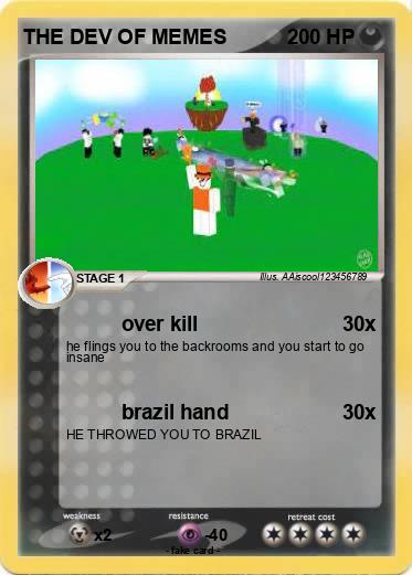 Pokemon THE DEV OF MEMES