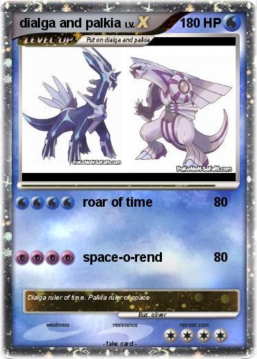 Pokemon dialga and palkia