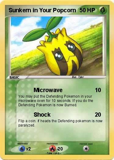 Pokemon Sunkern in Your Popcorn